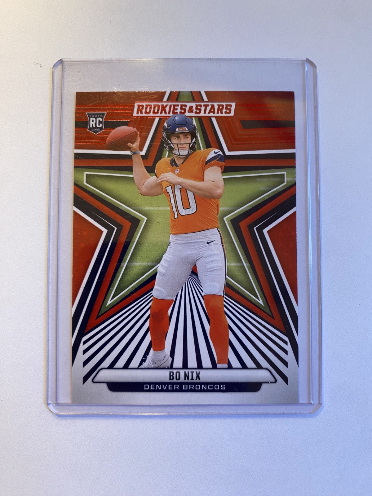 2024 Panini Rookies & Stars - Rookies Bo Nix #108 Red (RC)