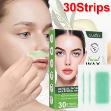 Facial Body Hair Removal Wax Strips Double Sided Depilatory Paper Bikini Leg Arm