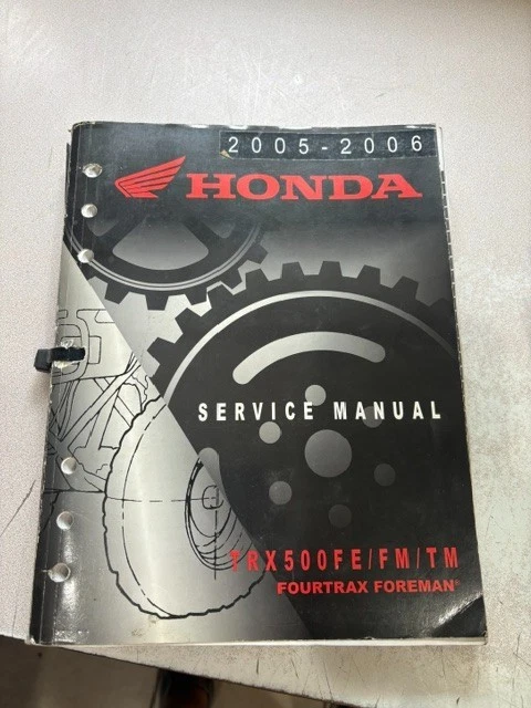 Honda Motorcycle Manuals and Literature 2006 Year of Publication