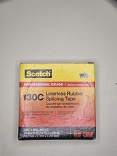 SCOTCH 130C LINERLESS RUBBER SPLICING TAPE PROFESSIONAL GRADE NEW/NOS