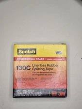 SCOTCH 130C LINERLESS RUBBER SPLICING TAPE PROFESSIONAL GRADE NEW/NOS