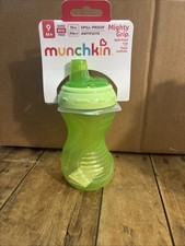 Sippy Cup Munchkin Spill Proof Mighty Grip Cups 10 oz. BPA Free 9m 