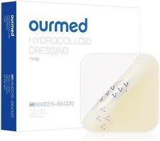 Hydrocolloid Bandages Large 4" x 4", 20 Pack, Extra Thin Waterproof... Fast Ship