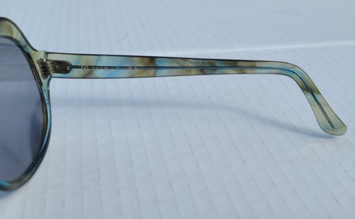 Gafas de sol de colección años 70 Renauld React-a-Matic lentes fotocromáticas azul/marrón Playboy - Imagen 10 de 24