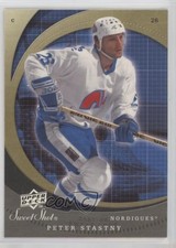 2007-08 Upper Deck Sweet Shot Peter Stastny #76 HOF av1