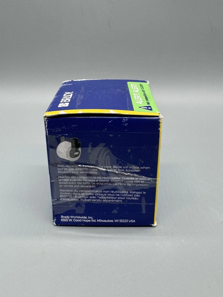 Etiqueta de cable y alambre de vinilo autolaminado BRADY PTL-33-427 100 etiquetas transparente/blanco Foto 2 de 4