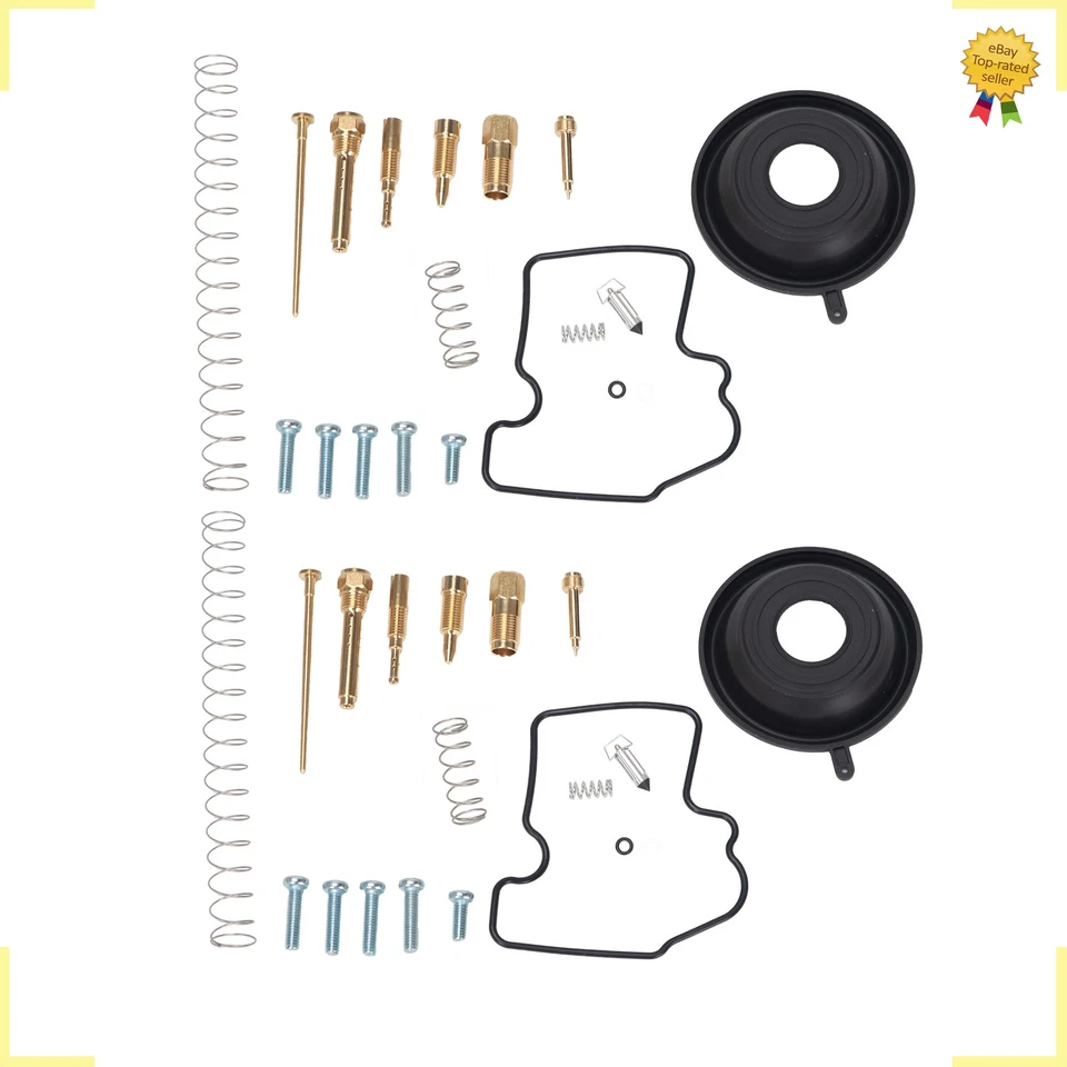 4x4 2005-2013 Carburetor Rebuild Repair Kit Fit Kawasaki Brute Force 650 KVF650E - Image 2 of 4