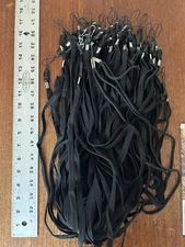 50 LANYARD LOT - Lot of 50 Flat ID Neck Lanyard Badge Holders
