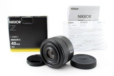 Nikon NIKKOR Z 40mm f/2 Original Box Front and Rear Caps Filter and Other