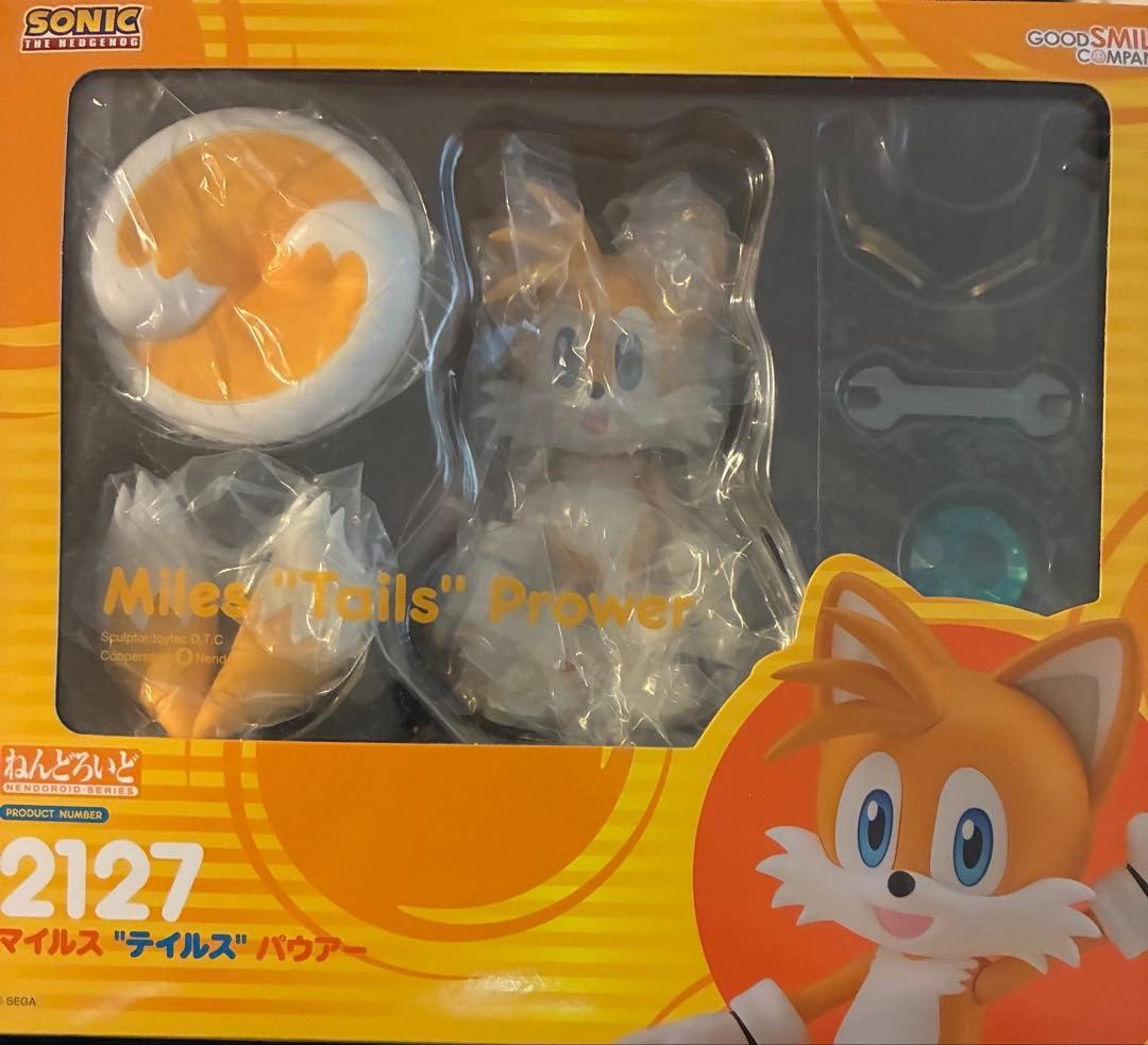 Sonic The Hedgehog Tails Nendoroid TLS 2127 Opened Japan Regulated