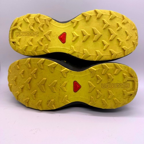 Salomon Speedcross Trail Grip Laufschuhe Quicklace schwarz gelb Größe 2 US - Bild 9 von 9