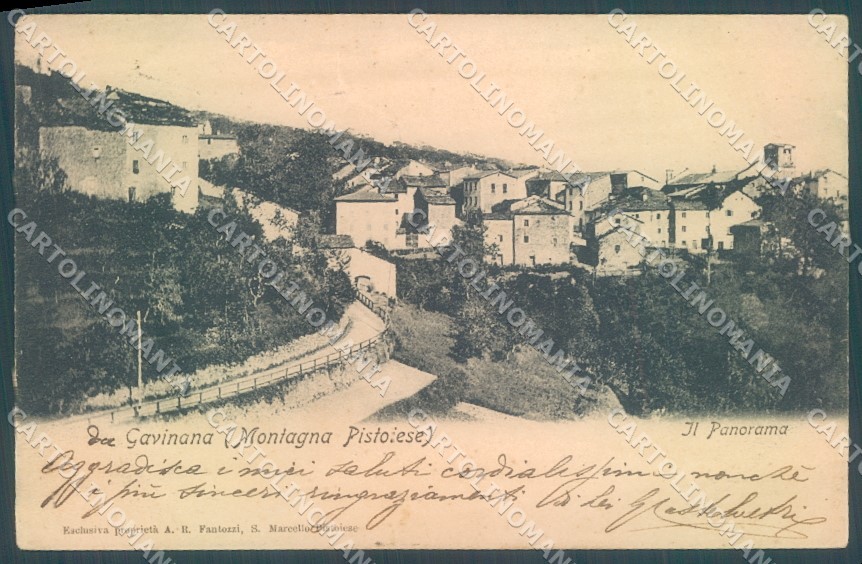 Pistoia San Marcello Pistoiese Gavinana cartolina JK1335