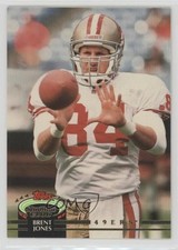 1992 Topps Stadium Club Brent Jones #432 0q3