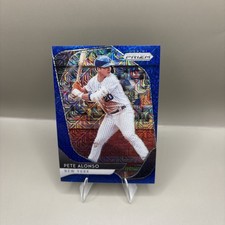2020 Panini Prizm Pete Alonso Blue Mojo Prizm /175 #66