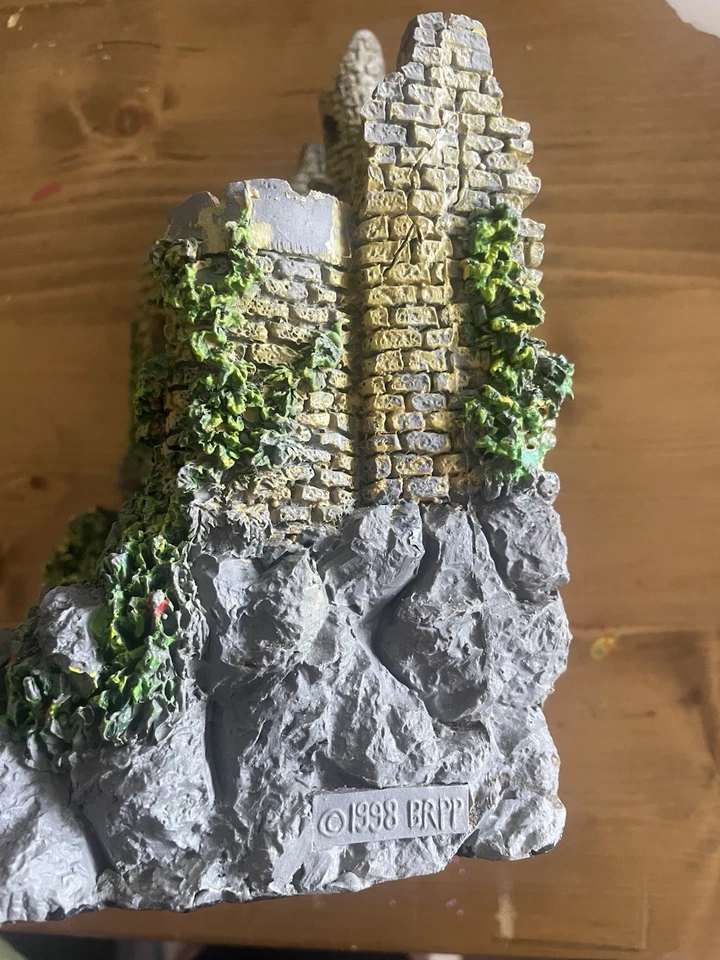 Аквариум заброшенный замок 9 дюймов высотой синяя лента товары для домашних животных 1998 - Изображение 2 из 4