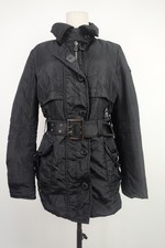 PEUTEREY GIUBBINO PIUMINO DONNA TG 42 JACKET DOWN WOMAN LOGO PARKA CINTURA TOPPE