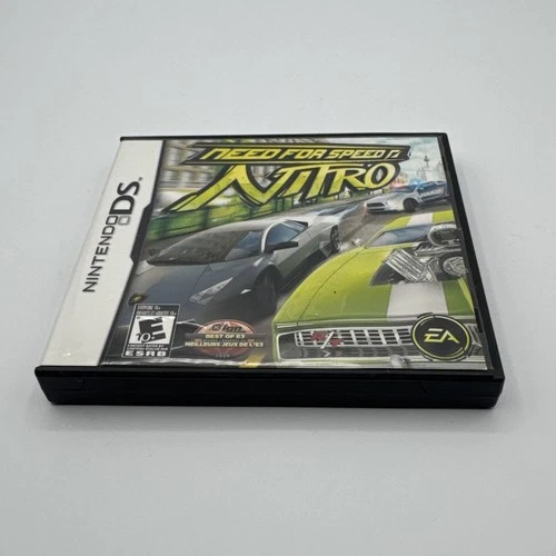 Need for Speed Nitro Nintendo DS Complete CIB Tested Working