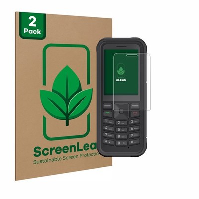 2x ScreenLeaf Displayschutzfolie für Sonim XP100 nachhaltig verpackt