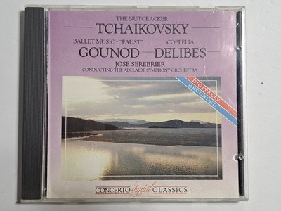 Tchaikovsky Nutcracker Gounod Faust Delibes Coppelia CD 1987 Classical