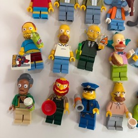 Lego The Simpsons Minifigures 71006 71006 10352 71005 Bart Homer Ned Apu Krusty