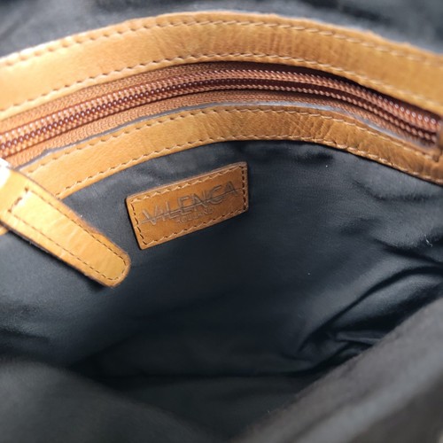 Anthropologie Vilenca Holland Brown Leather Crossbody Purse 3 Compartment Bag - Bild 8 von 13
