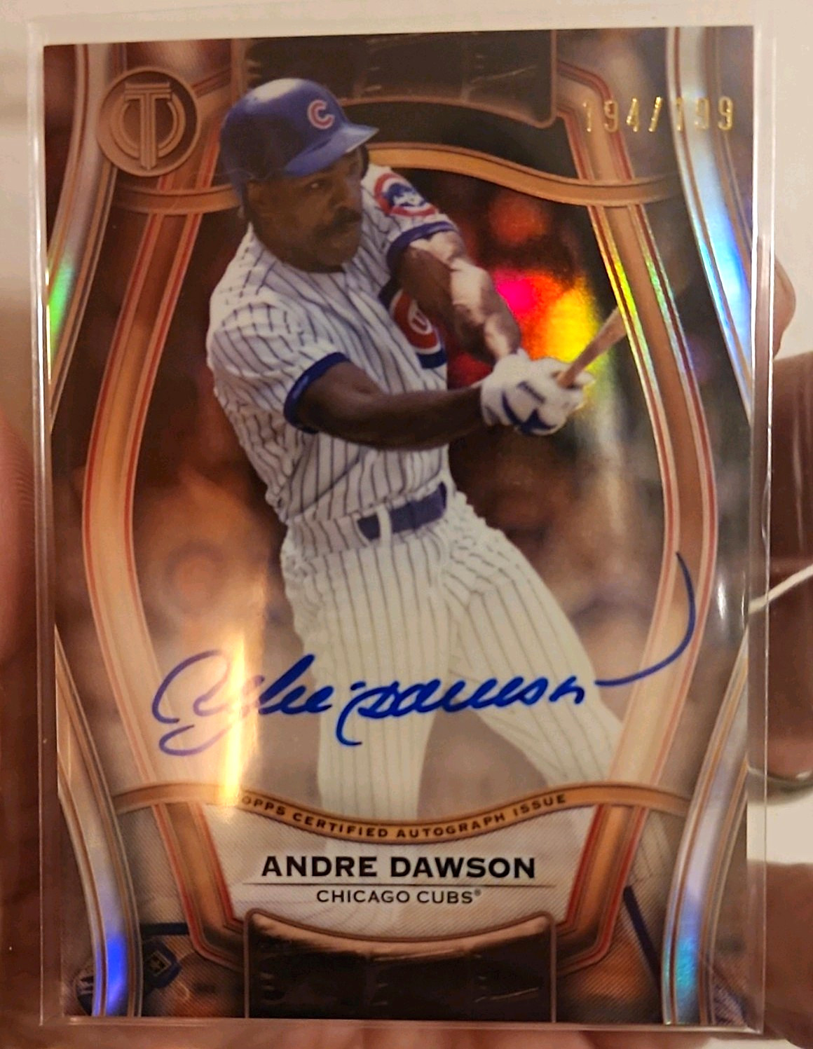 Topps 2025 Tribute Pillars of the Game Autos Andre Dawson Cubs PTGA-AD /199