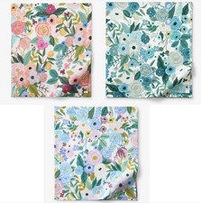 NEW Rifle Paper Co. Garden Party Classic Cool Cotton Percale Flat Bed Sheet
