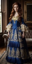 Victorian Style Ball Gown - Medieval - Costume Queen
