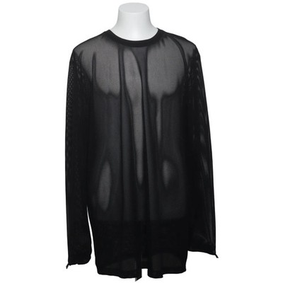 ASOS, Langarmshirt, Größe: 3XL, Schwarz, Polyester, Einfarbig, Mesh, Herren #cIY