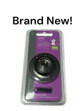 NEW Style Selections Bronze Sun Star Design Lighted LED Round Wired Doorbell