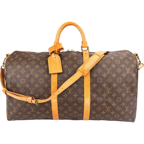 Louis Vuitton Monogram  Keepall 55 Bandoulière Travel Bag    Tasche