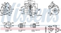 1X Nissens 93830 Lader Aufladung FüR Renault Nissan