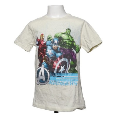 Marvel Avengers, T-shirt, Größe: 140, Beige/Mehrfarbig, Baumwolle, Print #pBO