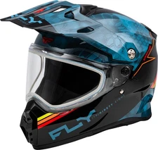 Fly Racing Trekker CW Conceal Helmet Large Slate Black Red 73-31359L