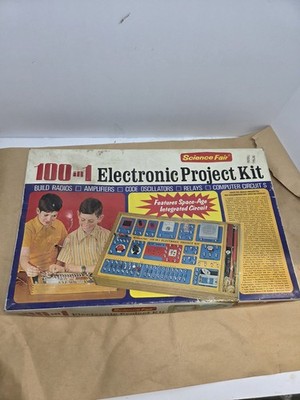 Radio Shack Science Fair 100 in 1 Electronic Project Kit. See Pics. UNTESTED 