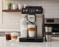DeLonghi Eletta Explore ECAM45086S Cappuccino Latte Coffee Maker Cold Brew