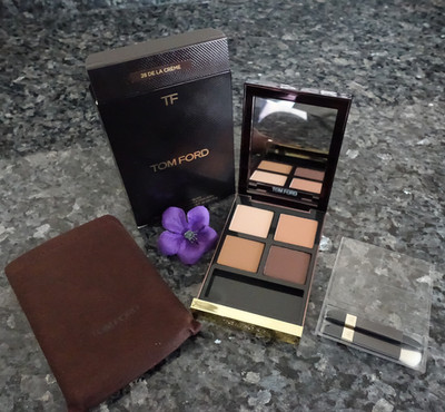 Tom Ford eye color quad new in box full size .35oz in 28 de la creme