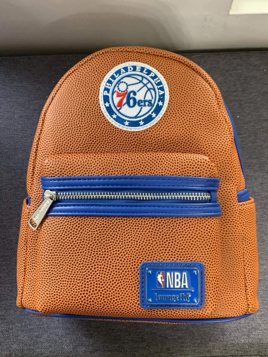 Loungefly NBA Philadelphia 76ers Basketball Mini Backpack-HARD TO FIND!! NWT! NBA Philadelphia 76ers Basketball Logo Mini Backpack | Loungefly main image 3