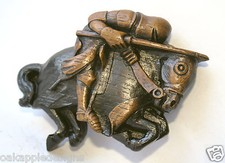 Medieval Knight  Horse Carving Unique Reproduction Jousting Horseback Armour Oak