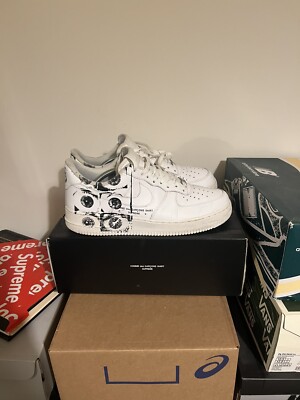 SS17 Supreme x Commes Des Garcons Nike Air Force Low Uk Us 10 Lot  UK