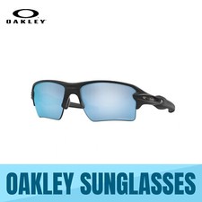 OAKLEY OO9188-58 FLAK 2.0 XL MATTE BLACK-PRIZM DEEP WATER POLARIZED SUNGLASSES