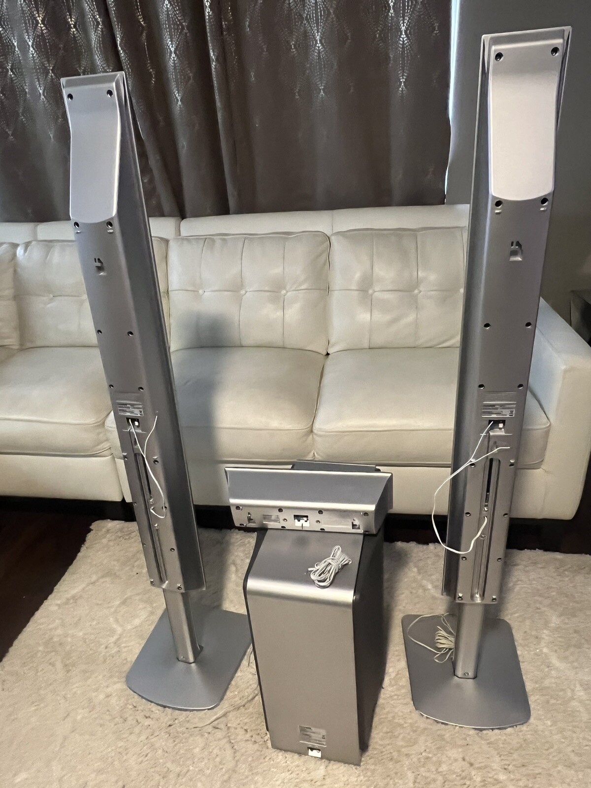 Panasonic Tower Speakers SBFS940 Stands Home Theater Subwoofer SBW940