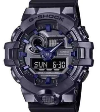 NEW Casio G-Shock G-STEEL Analog-Digital Quartz Black-Purple GM700P-6A