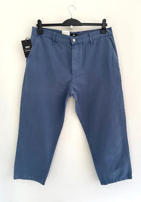 Edwin Jaga Pants Chinos Trousers Coronet Blue 38'' Waist / 26'' Leg - BNWT £130