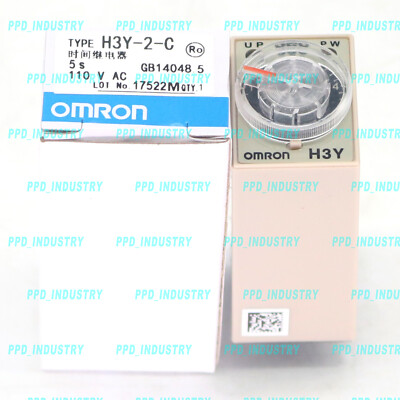 1PC new omron IN BOX H3Y-2-C H3Y-2-C Time Relay 110VAC 5s FAST SHIP #P