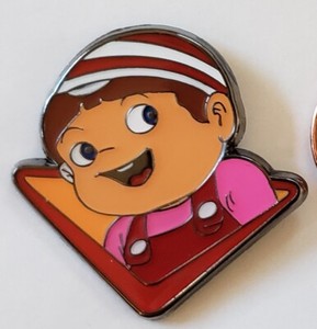 #5 CAR w//SPEED and CHECKER FLAG LAPEL PIN SPEED RACER