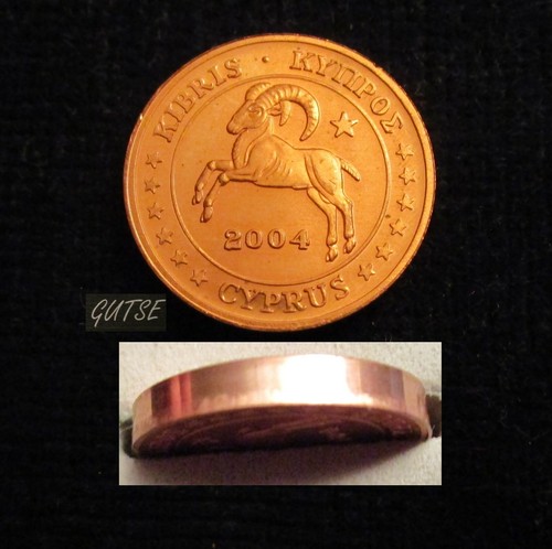 CHYPRE, 2 CENTS EURO 2004, MOUFLON JUMPING, SONDE-ESSAI-ESSAI-ESSAI, RARE. - Photo 1/2