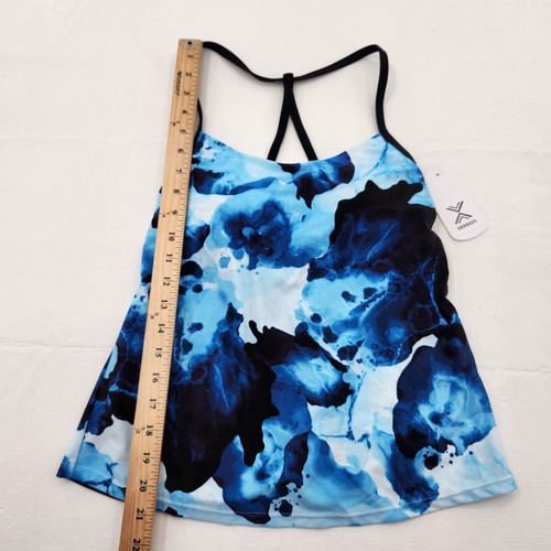 Xersion Tie Dye Tankini Swimsuit Top Womens Size XS New Msrp $52.00 - Picture 5 of 7