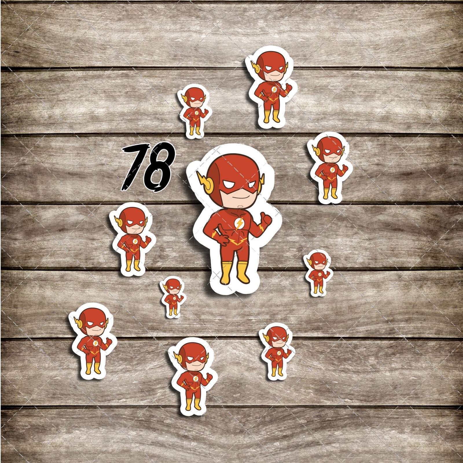 Flash, Marvel, Anime,Cute, Funny decal For Laptop, Phone, Ca