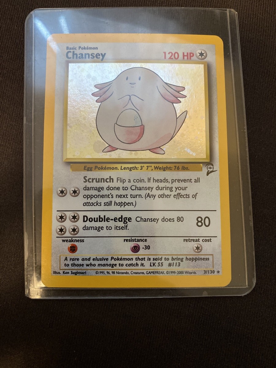shiny chansey pokemon card Chansey #113